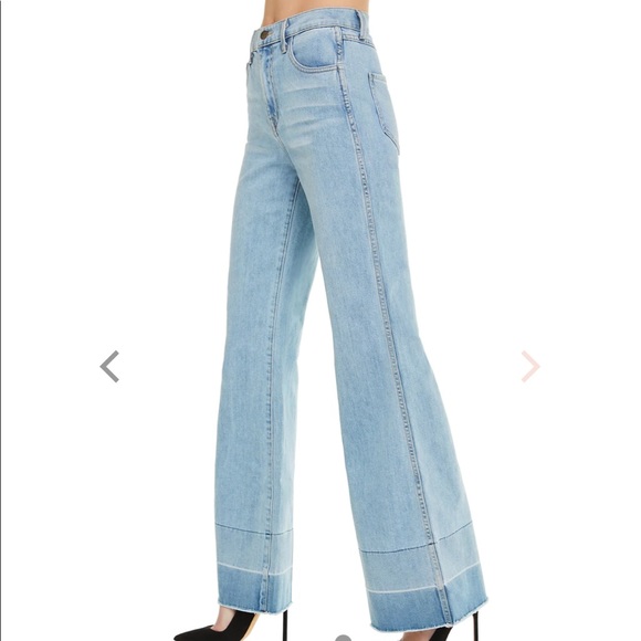 🔥WILDFOX🔥COUTURE SHIELDS FLARE WASHED DENIM BLUE JEANS SIZES 24/27/30 NWT - Picture 3 of 7